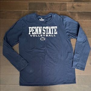 Fanatics Penn State Volleyball Long-Sleeve T-Shirt - Navy/white sz M
